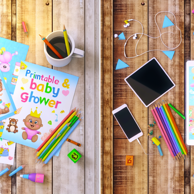 "Choosing Between Printable and Digital Baby Shower Games: A Comprehensive Guide"