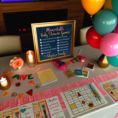 Honoring Adoption: Engaging and Unforgettable Baby Shower Games for Adoptive Parents