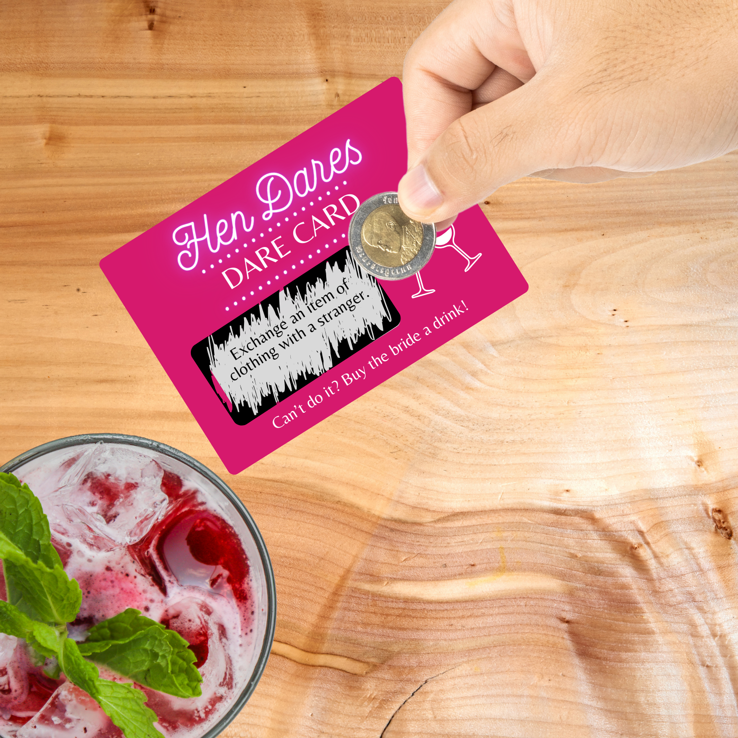 Hen Party Scratch Cards | Fun Game for Parties