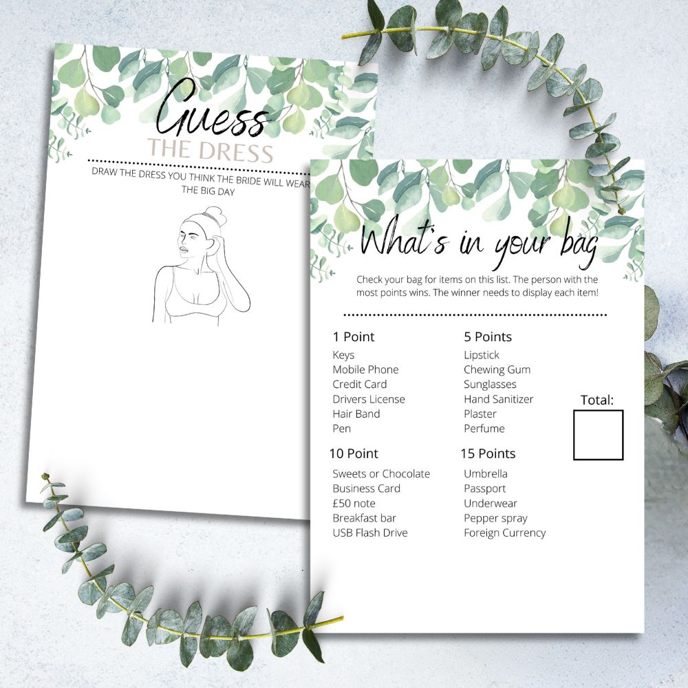 8 Hen Party Games Bundle - 80 Game Pack