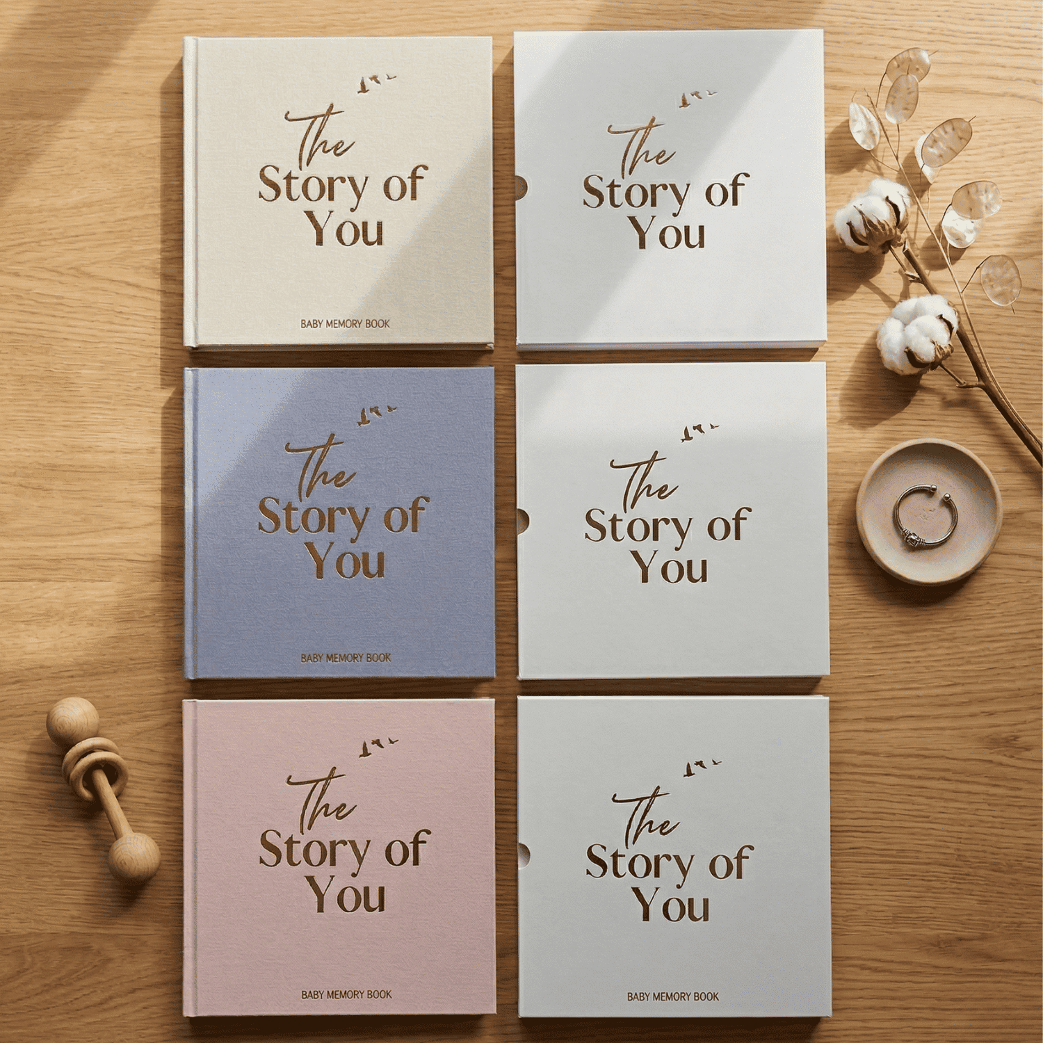 Luxury Baby Memory Book – The Story of You Keepsake Journal from Pregnancy to 5 Years