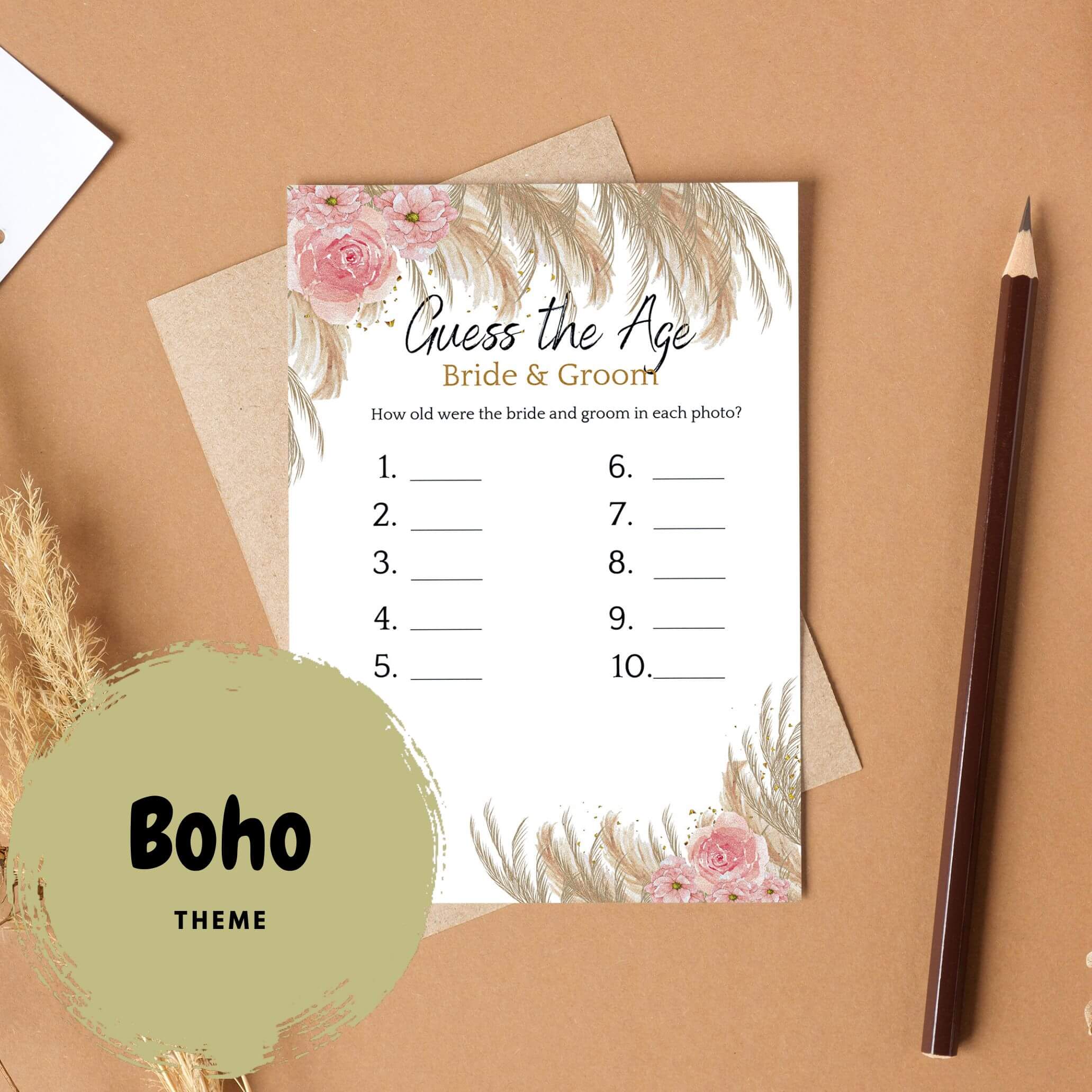 Hen Party Bridal Shower Games - 6 Game Bundle