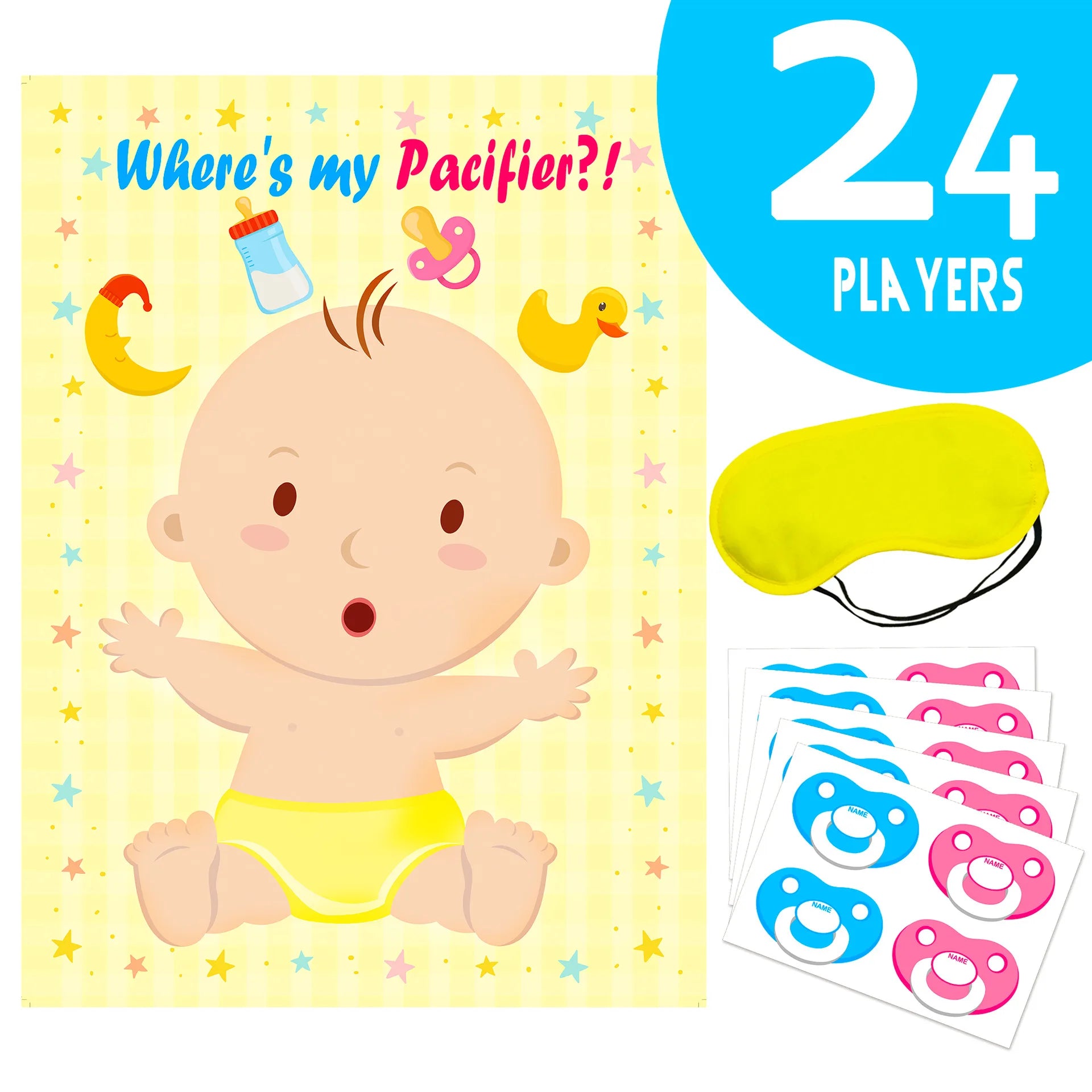 Baby Shower Party Baby Sticker Game Gender Reveal Party Atmosphere Game Props Baby Gender Reveal Party