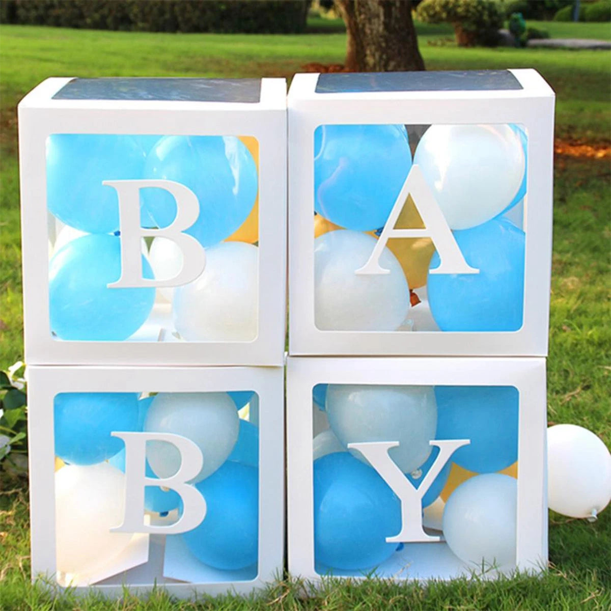BABY Balloon Box Baby Shower Decoration