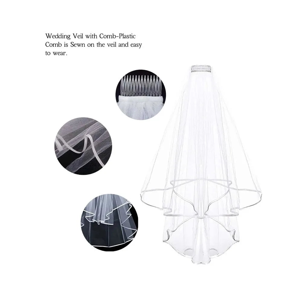 Hen Party Bride to Be Set Include Bride to Be Sash,Bridal Veil with Comb,Rhinestone Tiara for Bride Shower,Wedding,Bachelorette