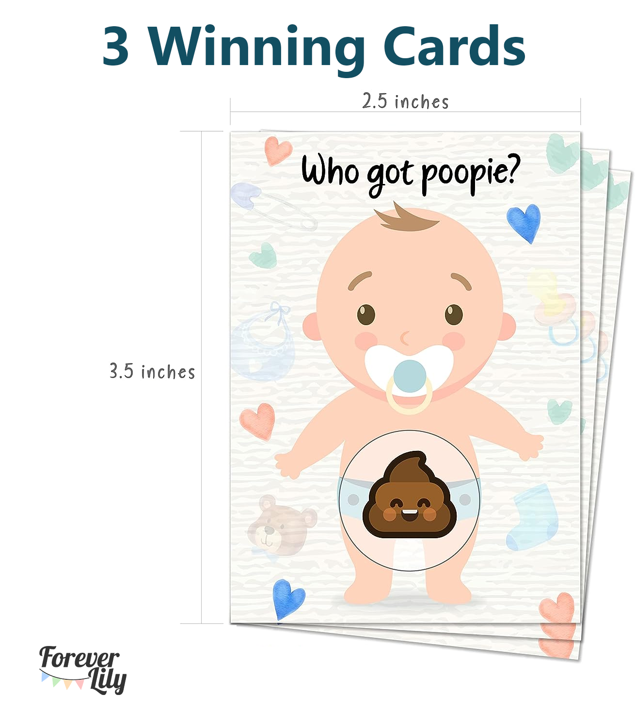 Baby Shower Games, Scratch Off Game, Silly Activity for Ice Breakers, Baby Shower Activity and Idea - 33 Guest Bundle…