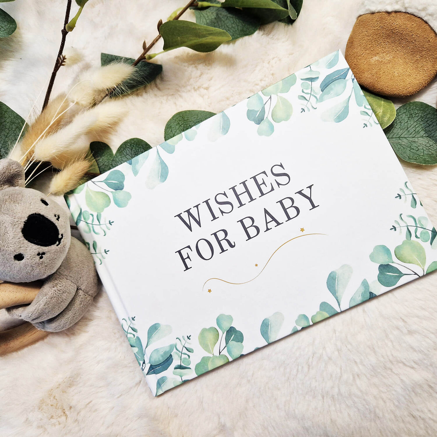 Baby Shower Baby Book - Wishes For Baby Guestbook Advice - Baby Shower Decorations - Baby Gifts