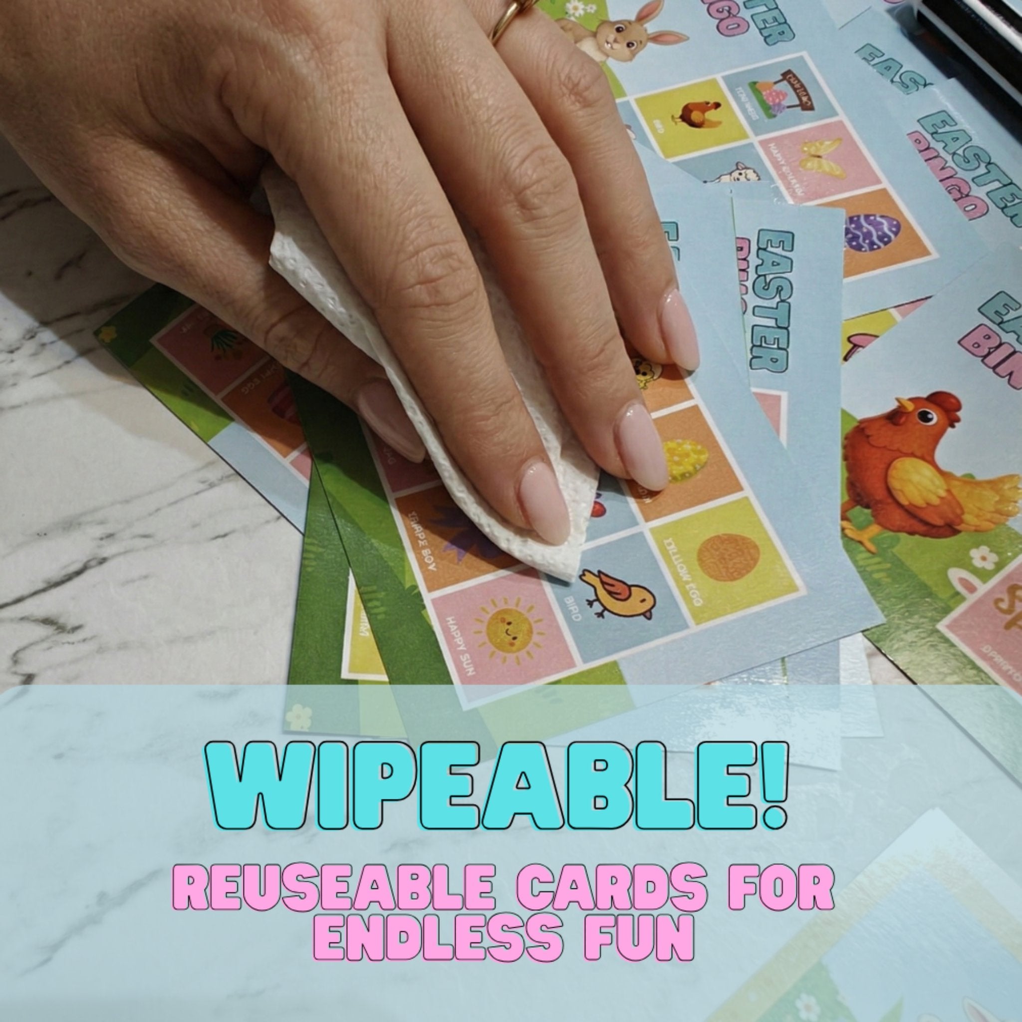 Easter Bingo Game for Children and Familys - Up to 20 Players!