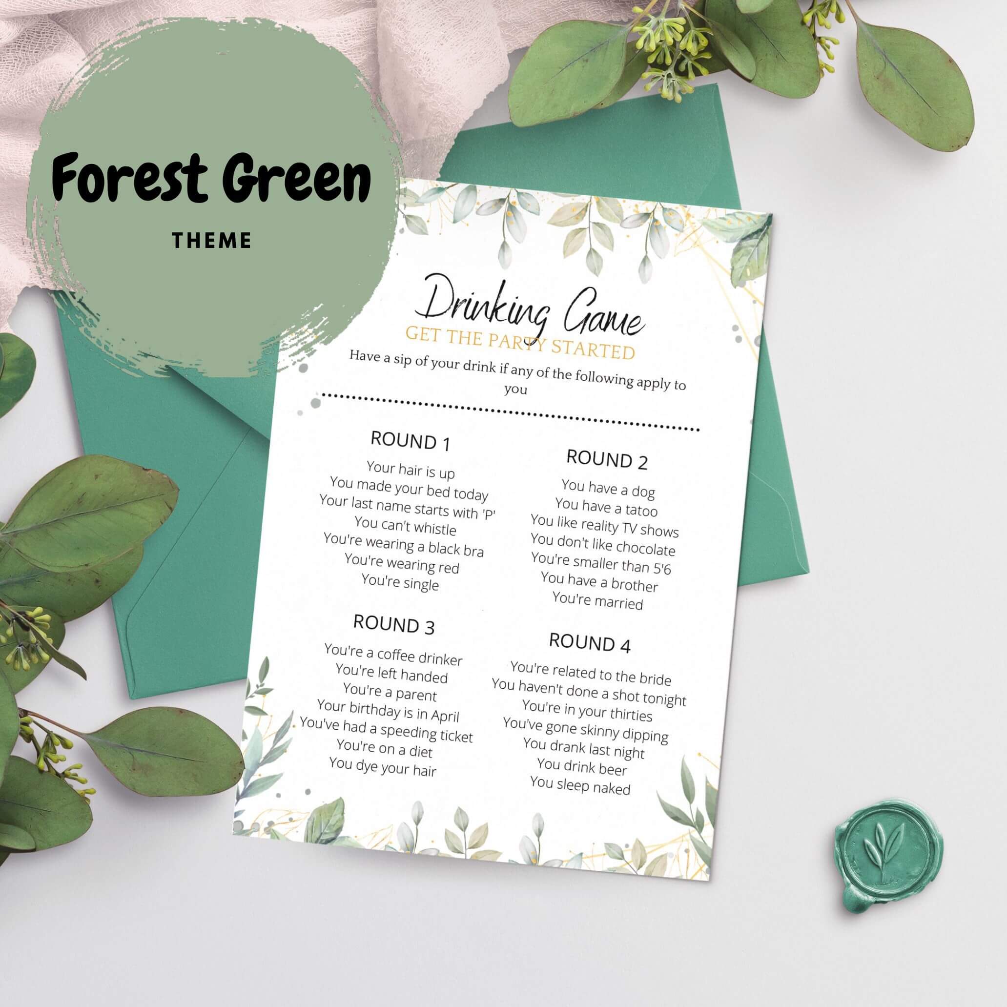 Hen Party Bridal Shower Games - 6 Game Bundle